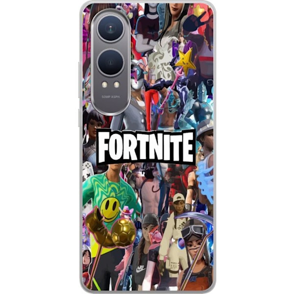 OnePlus Nord CE4 Lite Läpinäkyvä kuori Fortnite