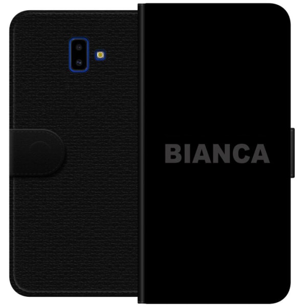 Samsung Galaxy J6+ Tegnebogsetui Bianca