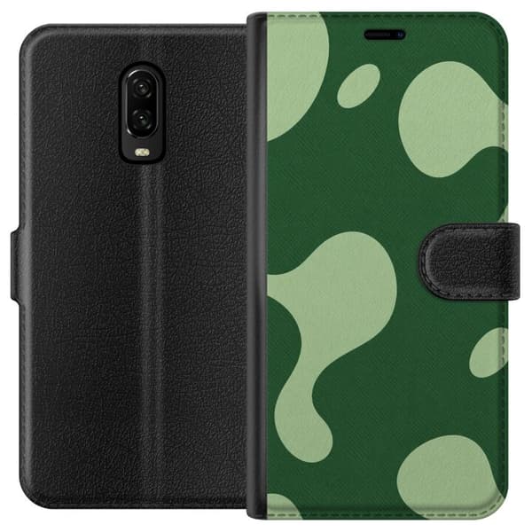 Kompatibelt Plånboksfodral till OnePlus 6T Matcha Melt grön