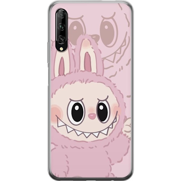 Huawei P smart Pro 2019 Gjennomsiktig deksel Labubu Floral Fre