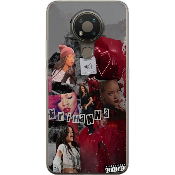 Nokia 3.4 Läpinäkyvä kuori Rihanna – Iconic Fashion Moments
