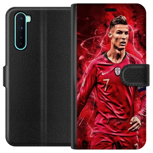 OnePlus Nord Lompakkokotelo Ronaldon Taidot - CR7 Suunnittelu