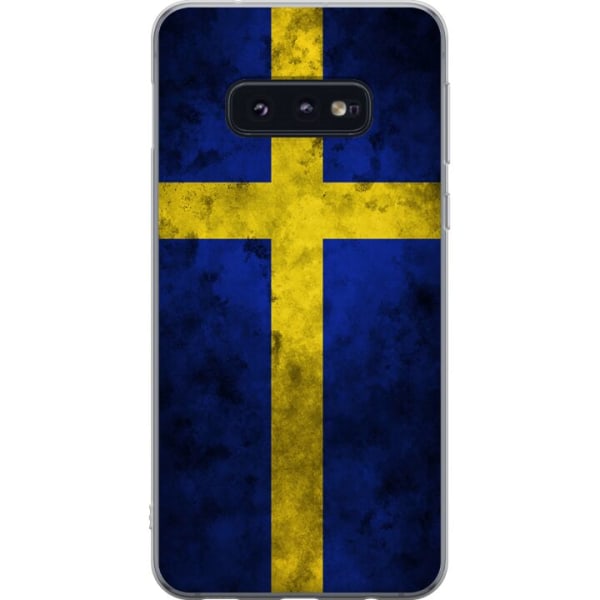 Samsung Galaxy S10e Gjennomsiktig deksel Sverige Flag