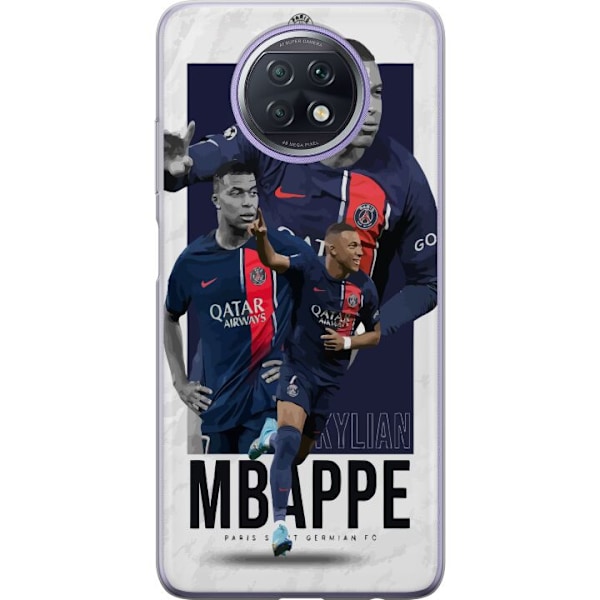 Xiaomi Redmi Note 9T Läpinäkyvä kuori Kylian Mbappé