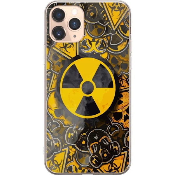 Apple iPhone 11 Pro Läpinäkyvä kuori Vaarallinen