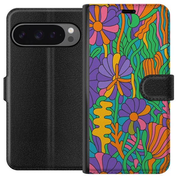 Google Pixel 9 Pro XL Tegnebogsetui Farveeksplosion