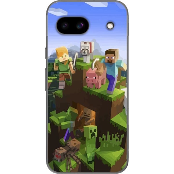 Google Pixel 8a Gennemsigtig cover MineCraft