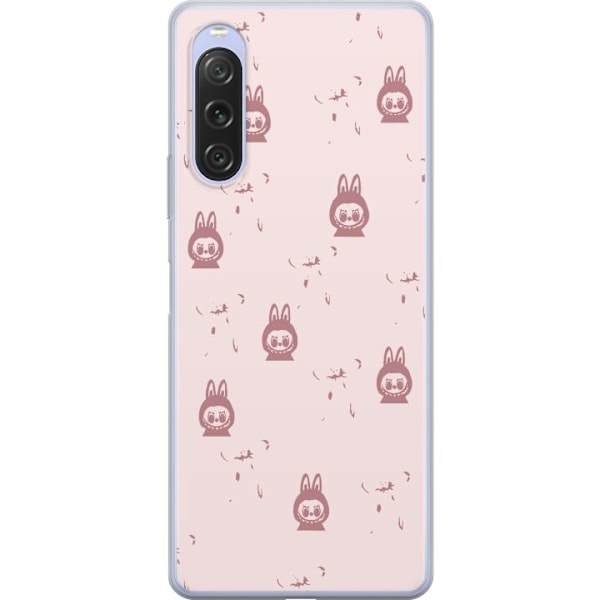 Sony Xperia 10 V Gjennomsiktig deksel Labubu Neon Pop - Neonfa