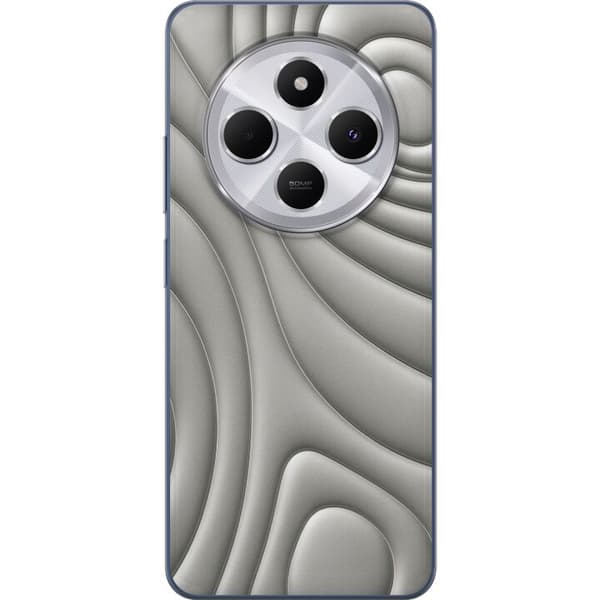 Kompatibelt Mobilskal till Xiaomi Redmi 14C Silver Waves