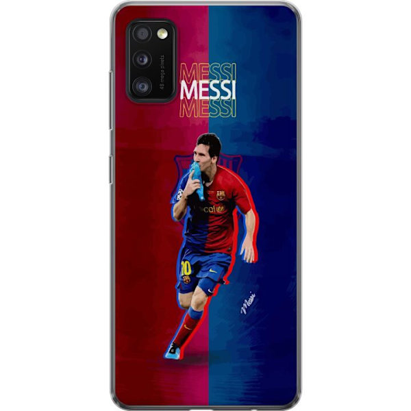 Samsung Galaxy A41 Läpinäkyvä kuori Messi