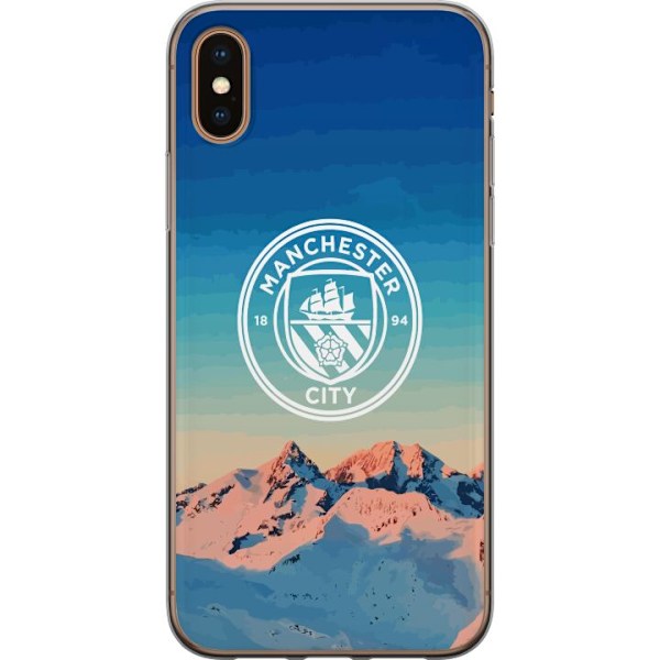 Apple iPhone XS Max Genomskinligt Skal Manchester City