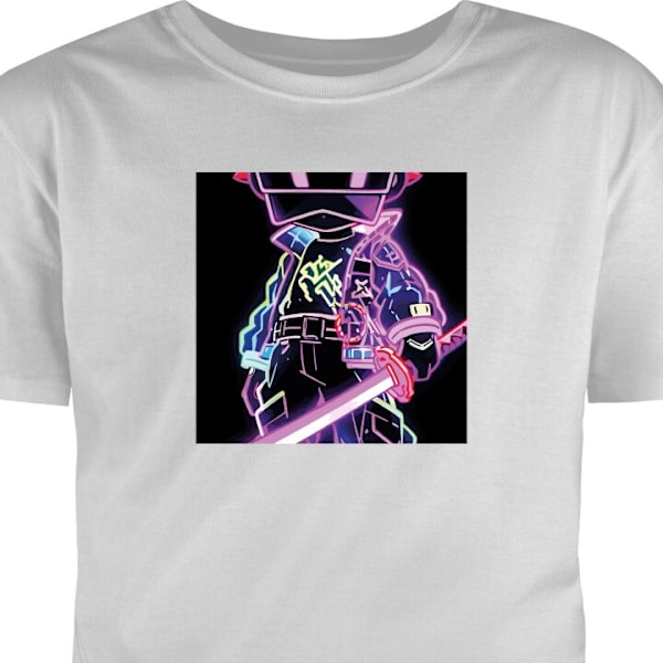 Barn-T-shirt | Bekväm T-shirt för Barn Fortnite grå 1-2 År