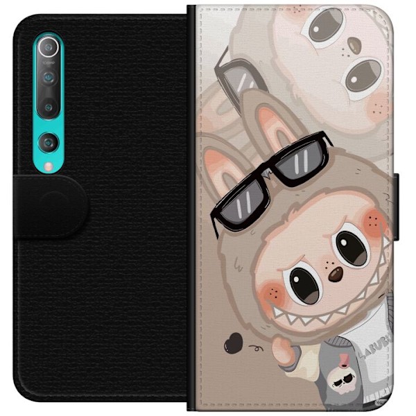 Xiaomi Mi 10 5G Lompakkokotelo Labubu Rainbow Chaos