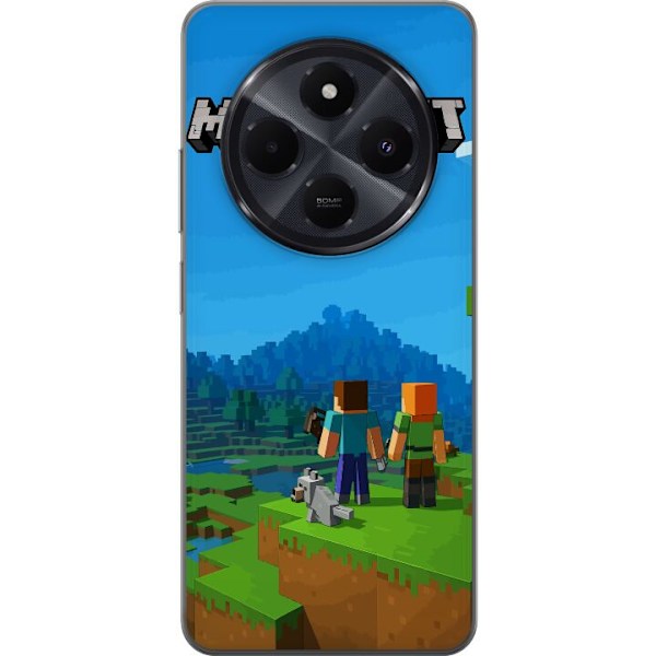 Xiaomi Redmi A4 Läpinäkyvä kuori Minecraft Key Art