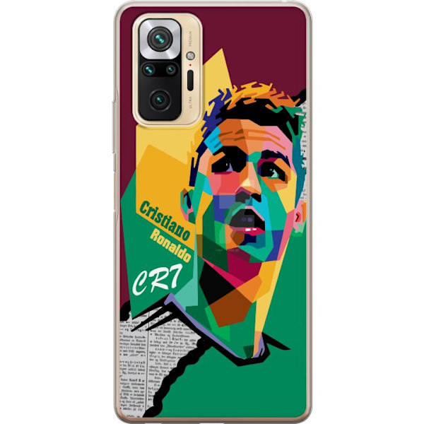 Xiaomi Redmi Note 10 Pro Läpinäkyvä kuori Ronaldo