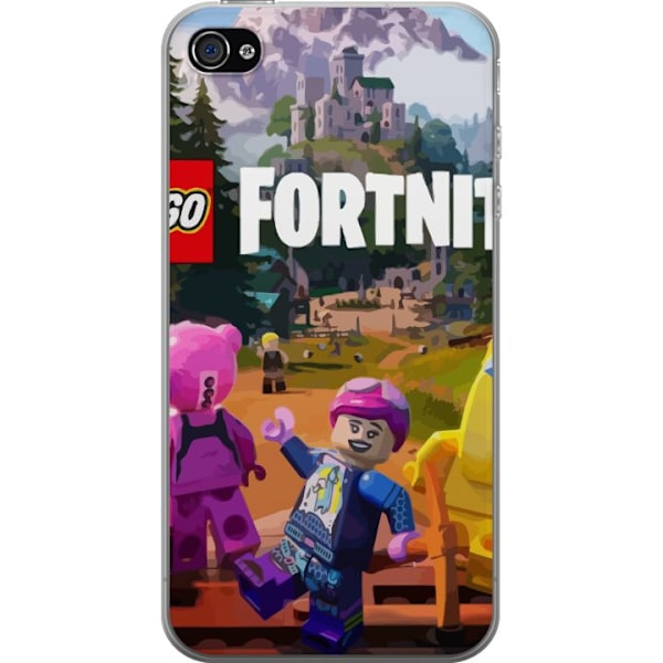 Apple iPhone 4s Genomskinligt Skal Fortnite