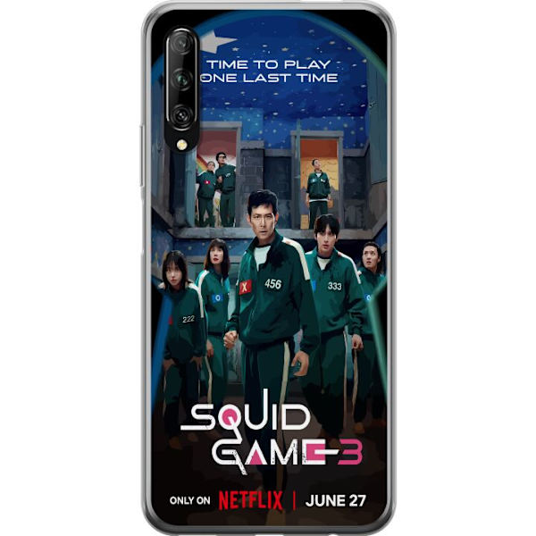 Huawei P smart Pro 2019 Läpinäkyvä kuori Squid Game Kausi 3 TV-sarjan hahmot Suositut TV-sarja Motiivit Ikoni Jännitys Draama Aasialainen suunnitt