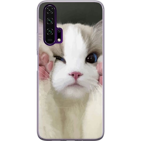 Honor 20 Pro  Gjennomsiktig deksel Katt