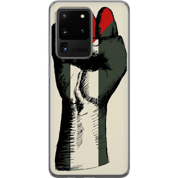 Samsung Galaxy S20 Ultra Gennemsigtig cover Hånd bundet i Pal
