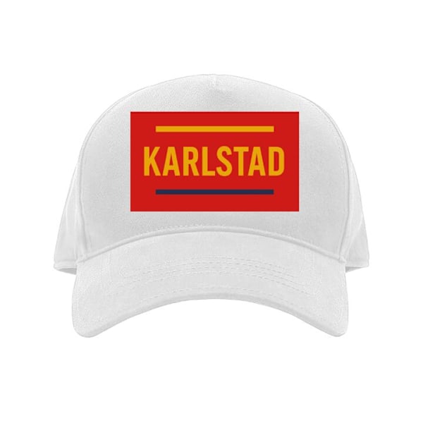 Keps för Vuxen | Klassisk Justerbar Keps Karlstad – Hockey vit Vuxen