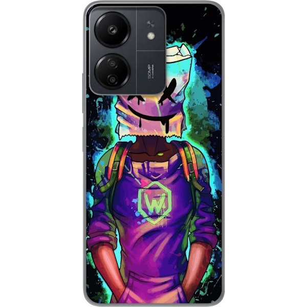 Xiaomi Redmi 13C Läpinäkyvä kuori Fortnite