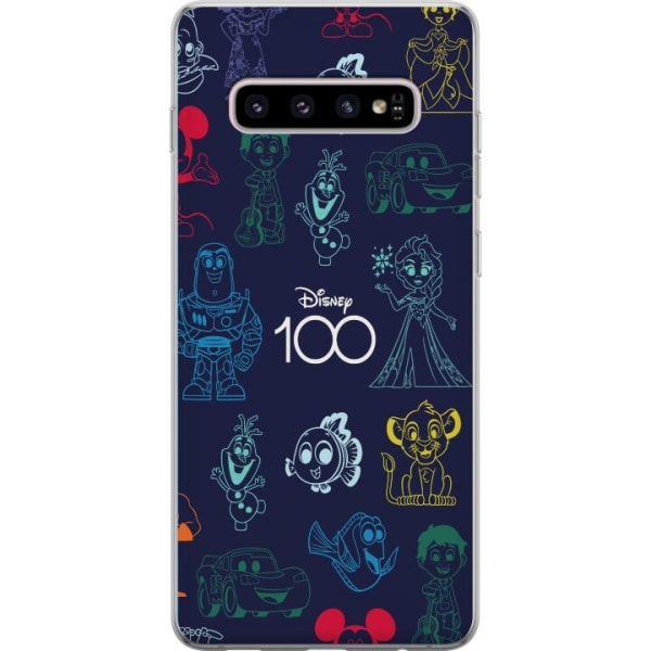 Samsung Galaxy S10+ Läpinäkyvä kuori Disney 100