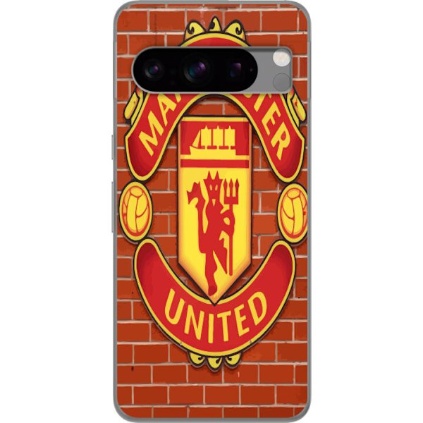 Google Pixel 8 Pro Läpinäkyvä kuori Manchester United F.C.