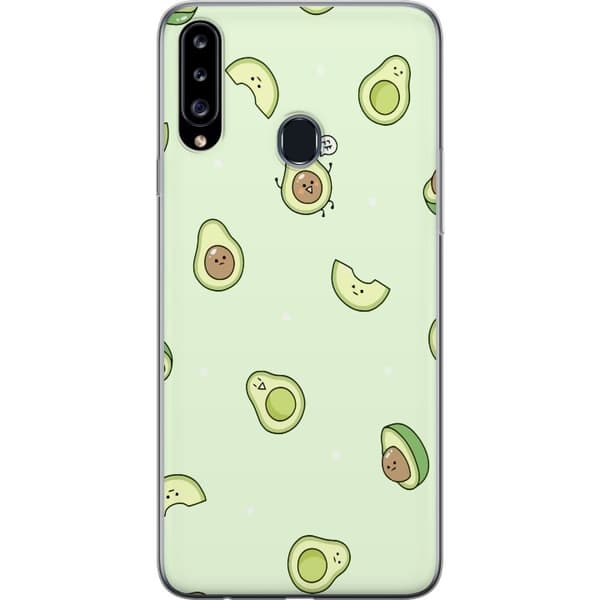 Kompatibelt Mobildeksel til Samsung Galaxy A20s Glad Avokado