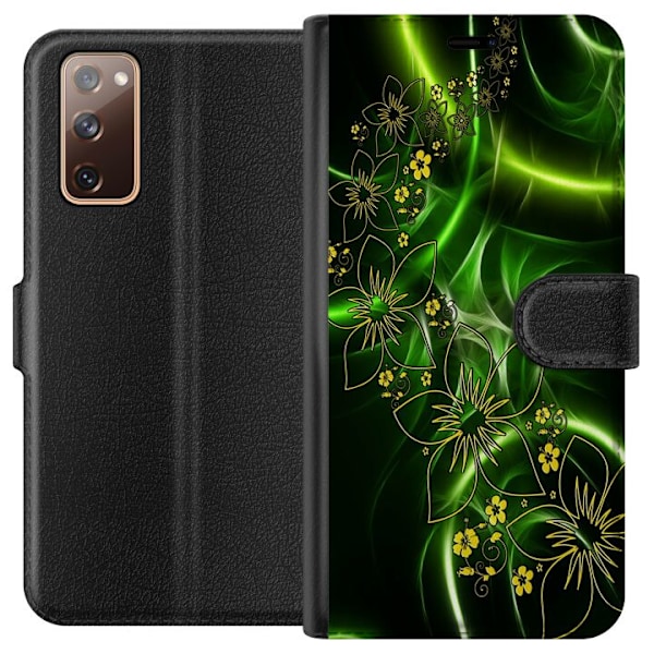 Samsung Galaxy S20 FE Tegnebogsetui Blomster