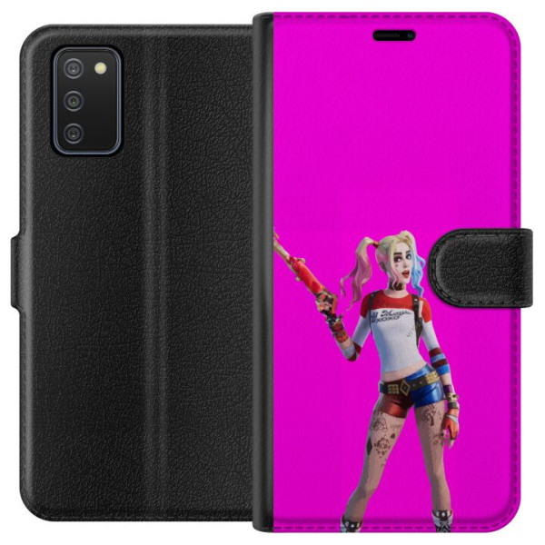 Samsung Galaxy A02s Lompakkokotelo Fortnite - Harley Quinn