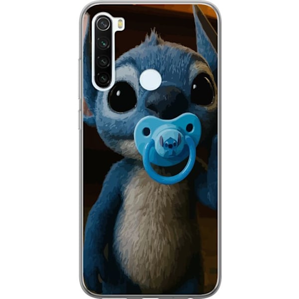 Xiaomi Redmi Note 8 Läpinäkyvä kuori Stitch & Napp - vauvateema söpöllä hahmolla