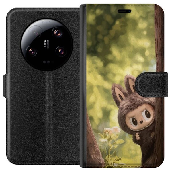 Xiaomi 13 Ultra Plånboksfodral Labubu Graffiti Vibes – Gatukonst i monsterform
