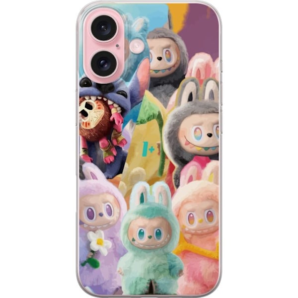 Apple iPhone 16 Läpinäkyvä kuori iso