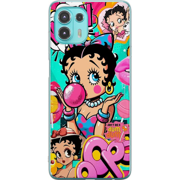 Motorola Edge 20 Lite Gjennomsiktig deksel Betty Boop