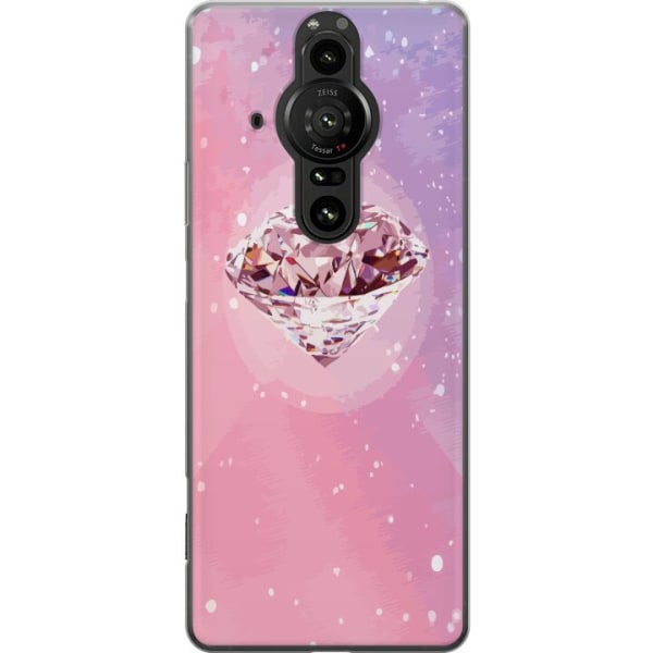 Sony Xperia Pro-I Gennemsigtig cover Glitter Diamant