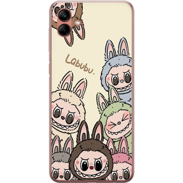 Samsung Galaxy A04 Läpinäkyvä kuori Labubu Pastel Collection