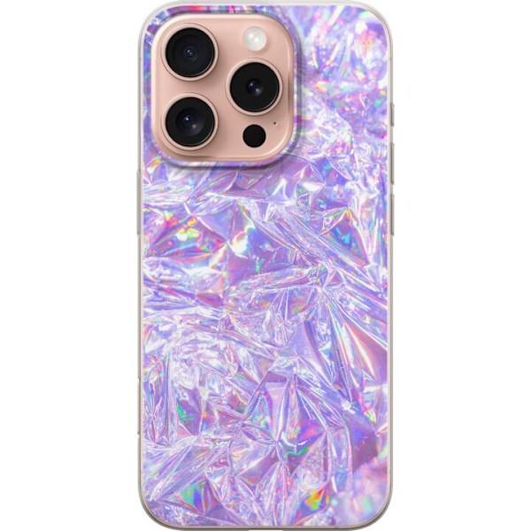 Apple iPhone 16 Pro Gennemsigtig cover Glitter