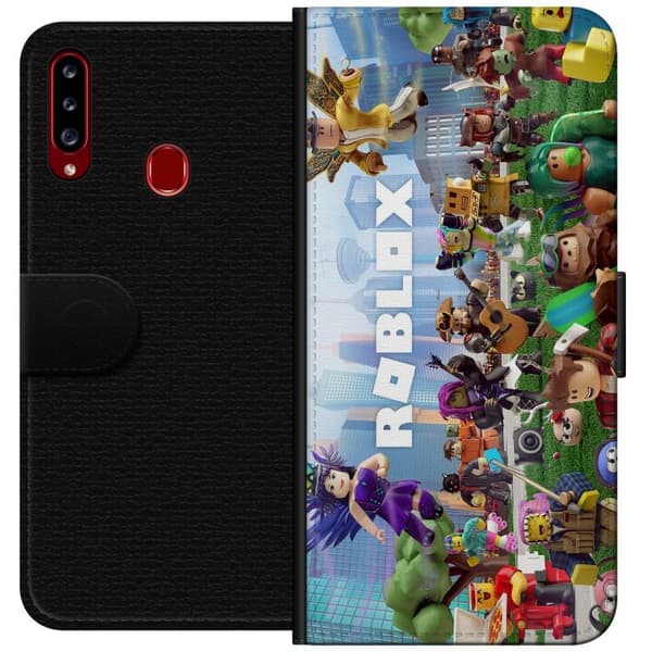 Kompatibelt Plånboksfodral till Samsung Galaxy A20s Roblox