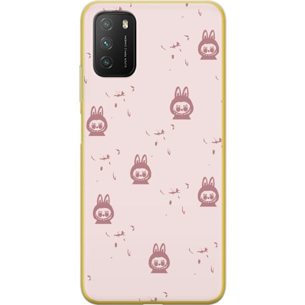 Xiaomi Poco M3  Gennemsigtig cover Labubu Neon Pop - Neonfarve