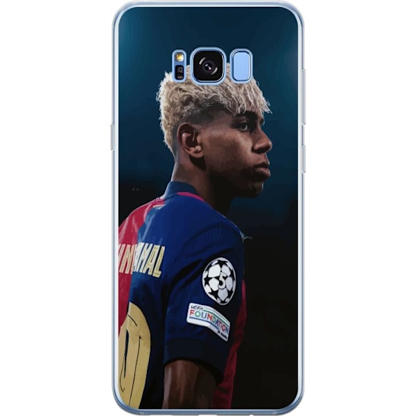 Samsung Galaxy S8+ Genomskinligt Skal Lamine Yamal – Barcelonas Wonderkid i Fokus