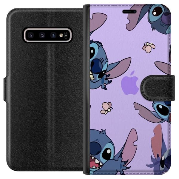 Kompatibelt Lommeboketui til Samsung Galaxy S10+ Stitch