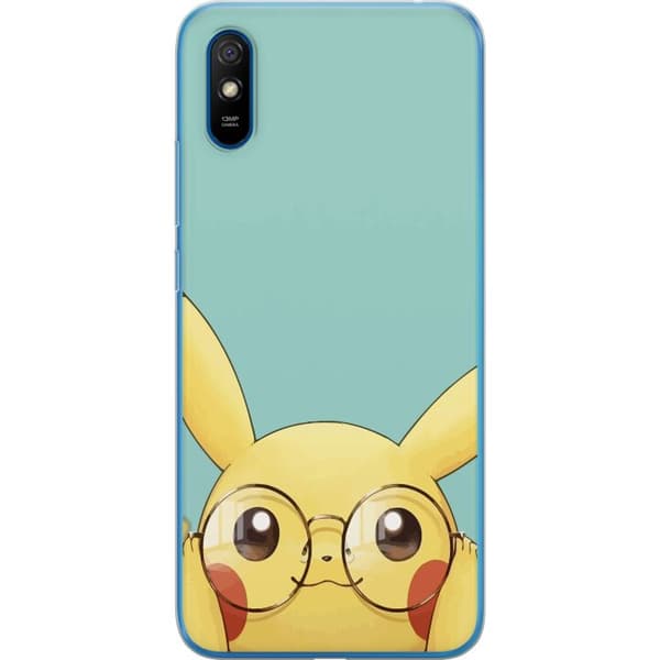 Kompatibelt Mobilskal till Xiaomi Redmi 9A Pikachu glasögon