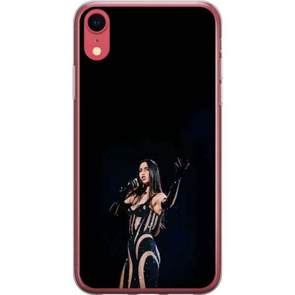 Apple iPhone XR Läpinäkyvä kuori Dua Lipa – Pop Star Aest