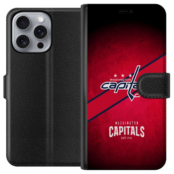 Apple iPhone 16 Pro Max Lompakkokotelo Washington Capitals (NH