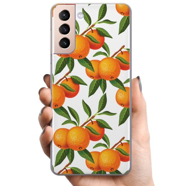 Samsung Galaxy S21 TPU Matkapuhelimen kuori Appelsiini