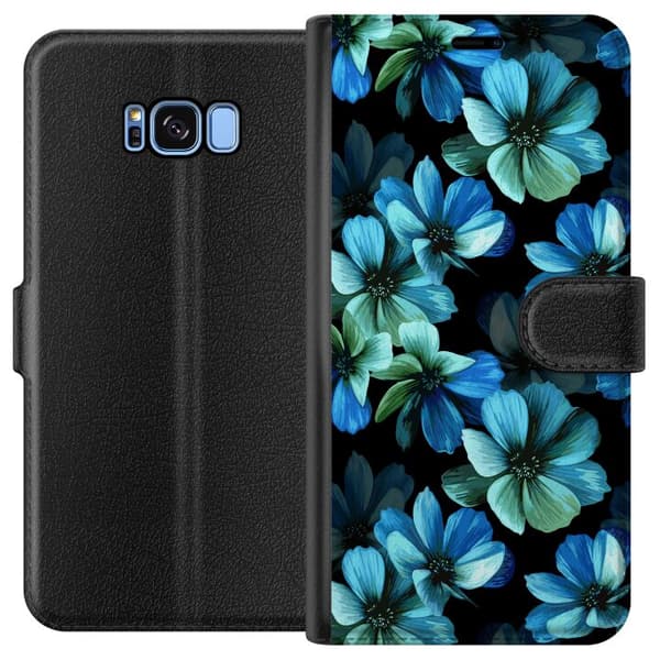 Kompatibelt Lommeboketui til Samsung Galaxy S8 Blomster