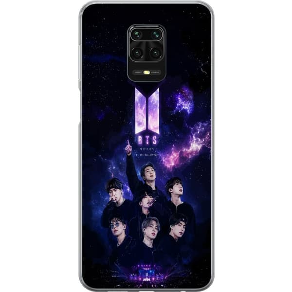 Kompatibelt Mobildeksel til Xiaomi Redmi Note 9S BTS lila