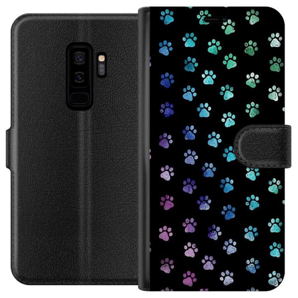 Kompatibelt Plånboksfodral till Samsung Galaxy S9+ Tassar