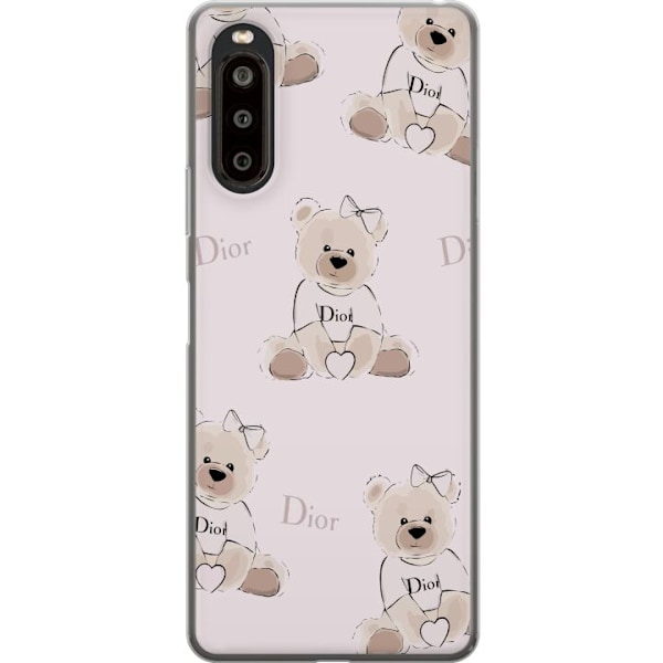 Sony Xperia 10 II Läpinäkyvä kuori Teddy Dior Vibes - ylell