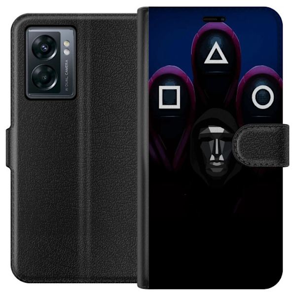 OnePlus Nord N300 Plånboksfodral Squid Game Säsong 3 Nya Ikoner Populär Serie TV Motiv Asiatisk Drama Trend Ikoniskt Grafisk Design